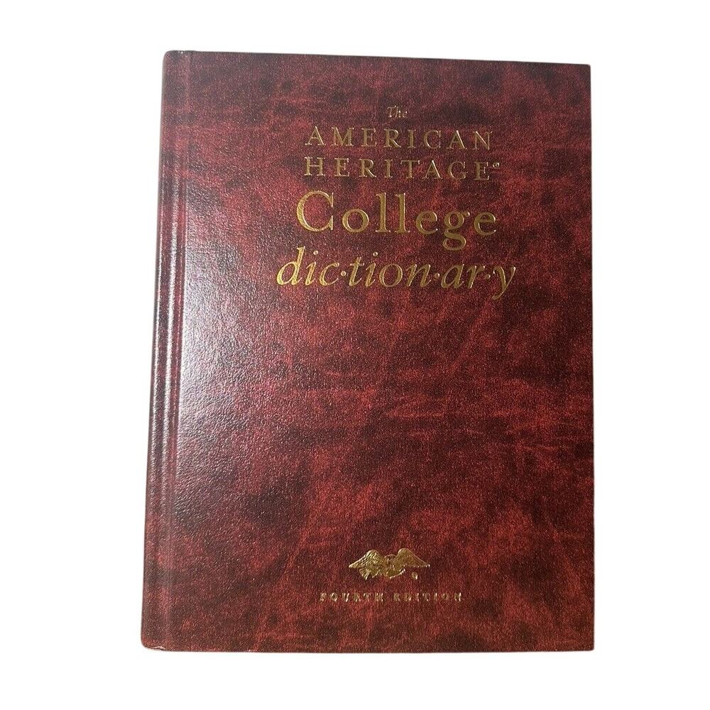The American Heritage College Dictionary Fourth Edition Hardcover With CD ROM